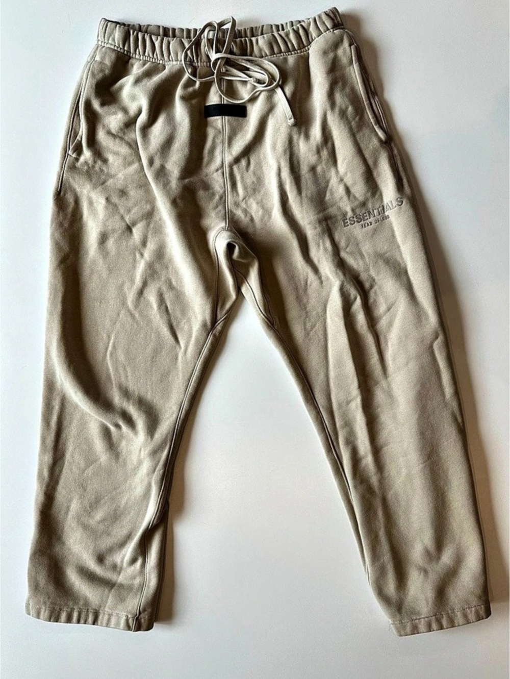 Fear of God ESSENTIALS Taupe Fleece Sweatpants Size L